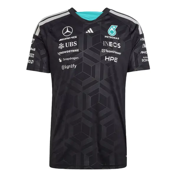 ADIDAS PERFORMANCE ADIDAS PERFORMANCE Funkcionalna majica 'Mercedes-AMG Petronas Formula 1 Team Driver'  voda / antracit / črna / off-bela