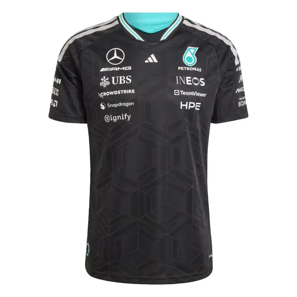 ADIDAS PERFORMANCE ADIDAS PERFORMANCE Funkcionalna majica 'Mercedes - Amg Petronas Formula 1 Team Driver'  voda / črna / bela