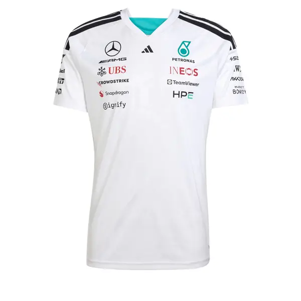 ADIDAS PERFORMANCE ADIDAS PERFORMANCE Funkcionalna majica 'Mercedes-Amg Petronas Formula 1 Team Driver'  voda / rdeča / črna / bela