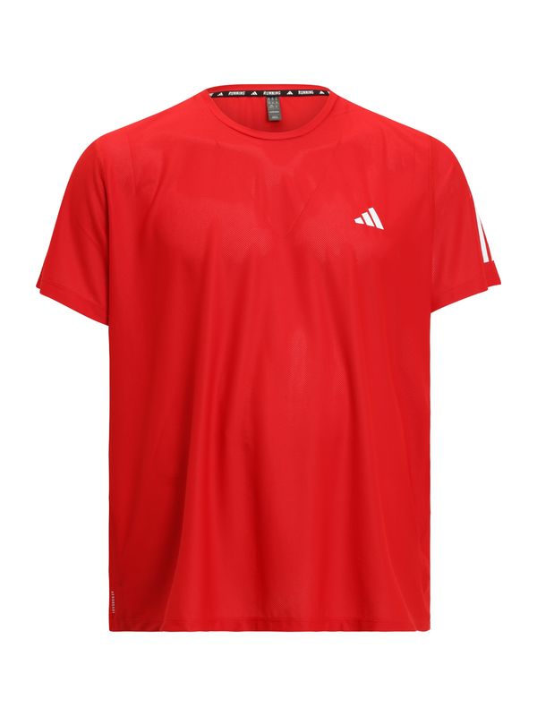 ADIDAS PERFORMANCE ADIDAS PERFORMANCE Funkcionalna majica 'Own the Run'  češnjevo rdeča / bela
