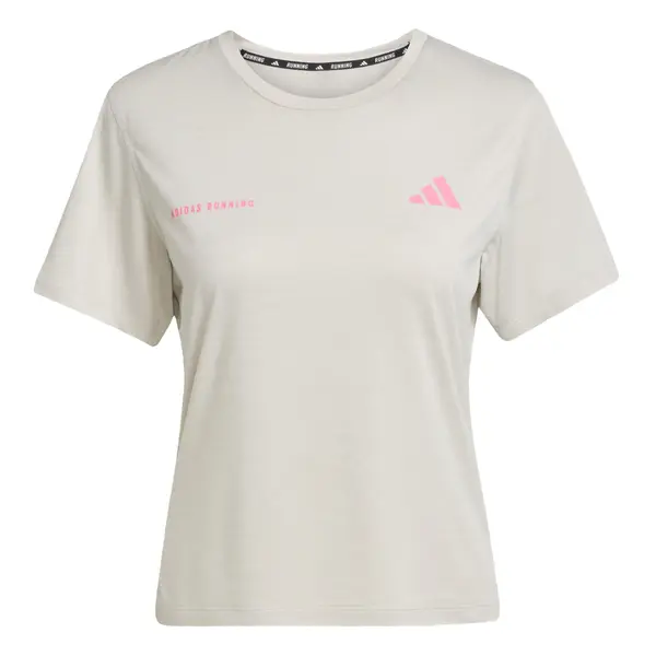 ADIDAS PERFORMANCE ADIDAS PERFORMANCE Funkcionalna majica 'Own The Run'  svetlo siva / svetlo roza