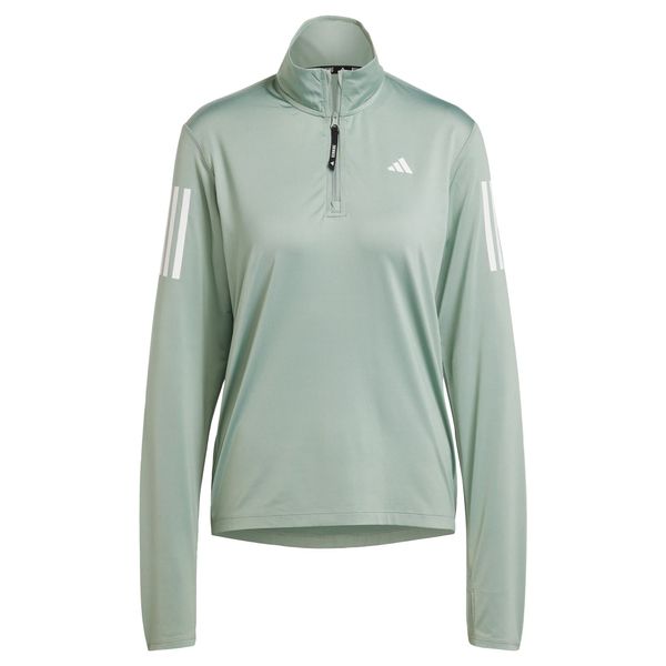 ADIDAS PERFORMANCE ADIDAS PERFORMANCE Funkcionalna majica 'Own the Run'  zelena / bela