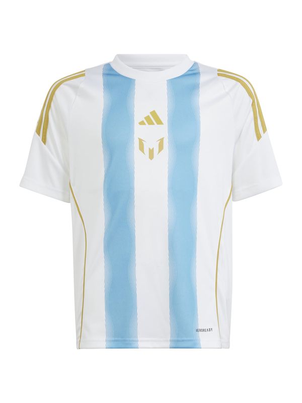 ADIDAS PERFORMANCE ADIDAS PERFORMANCE Funkcionalna majica 'Pitch 2 Street Messi'  svetlo modra / zlata / bela