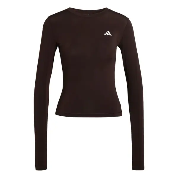 ADIDAS PERFORMANCE ADIDAS PERFORMANCE Funkcionalna majica 'Power Essentials'  temno rjava / bela