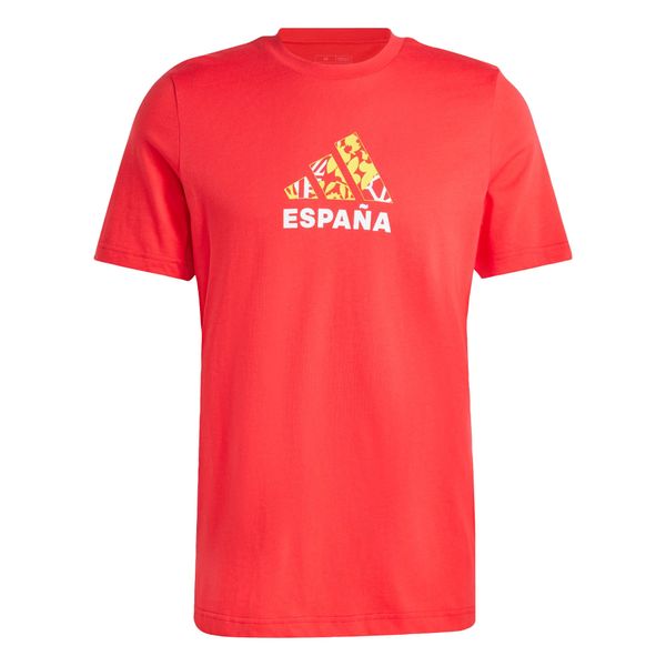 ADIDAS PERFORMANCE ADIDAS PERFORMANCE Funkcionalna majica 'Spain Football Fan'  rumena / svetlo rdeča / bela