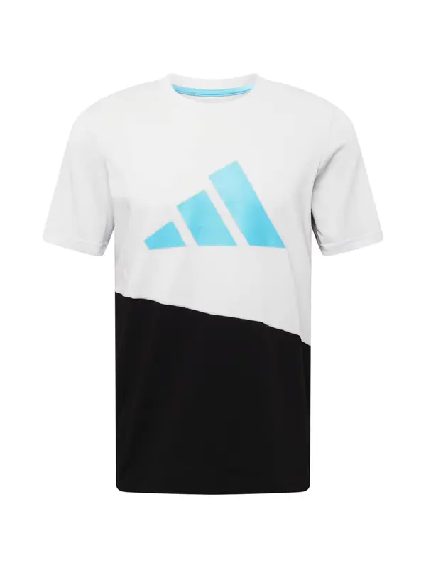 ADIDAS PERFORMANCE ADIDAS PERFORMANCE Funkcionalna majica  svetlo modra / črna / off-bela