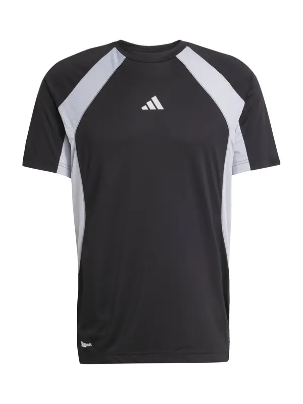 ADIDAS PERFORMANCE ADIDAS PERFORMANCE Funkcionalna majica 'TECH APP'  svetlo siva / črna