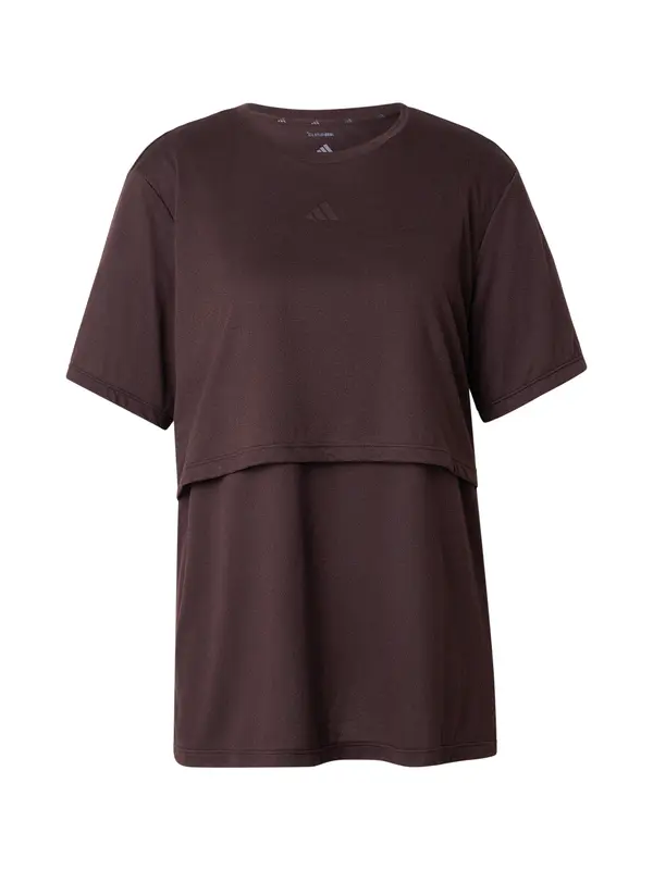 ADIDAS PERFORMANCE ADIDAS PERFORMANCE Funkcionalna majica  temno rjava