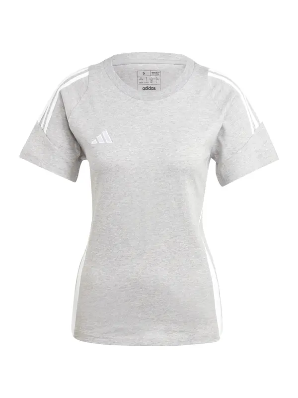 ADIDAS PERFORMANCE ADIDAS PERFORMANCE Funkcionalna majica 'Tiro 24'  pegasto siva / bela