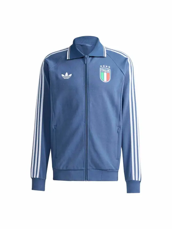 ADIDAS PERFORMANCE ADIDAS PERFORMANCE Jakna za trening 'Italy Away Anthem'  marine / zelena / bela