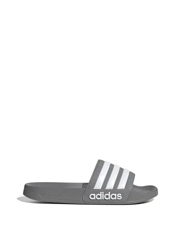 ADIDAS PERFORMANCE ADIDAS PERFORMANCE Nizki natikači 'Adilette'  siva / bela