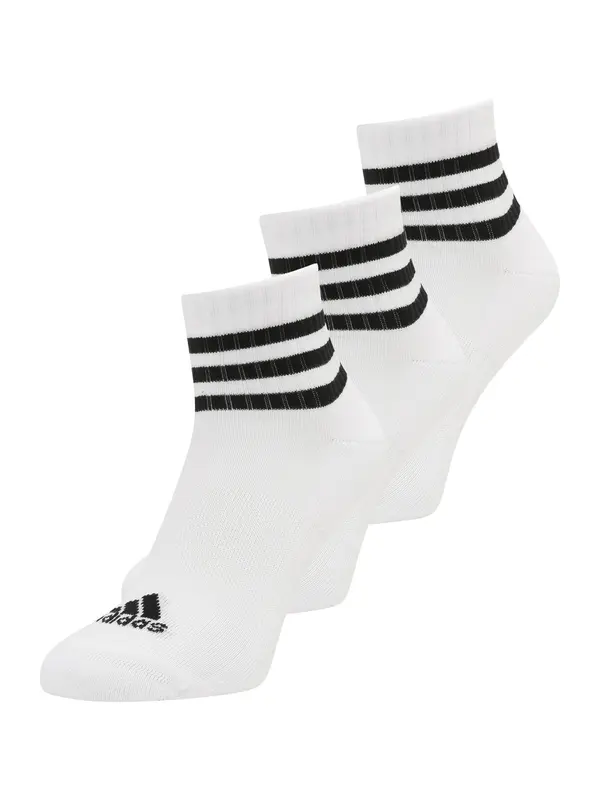 ADIDAS PERFORMANCE ADIDAS PERFORMANCE Nogavice '3-Stripes Cushioned Sportswear Low-Cut 3 Pairs'  črna / bela