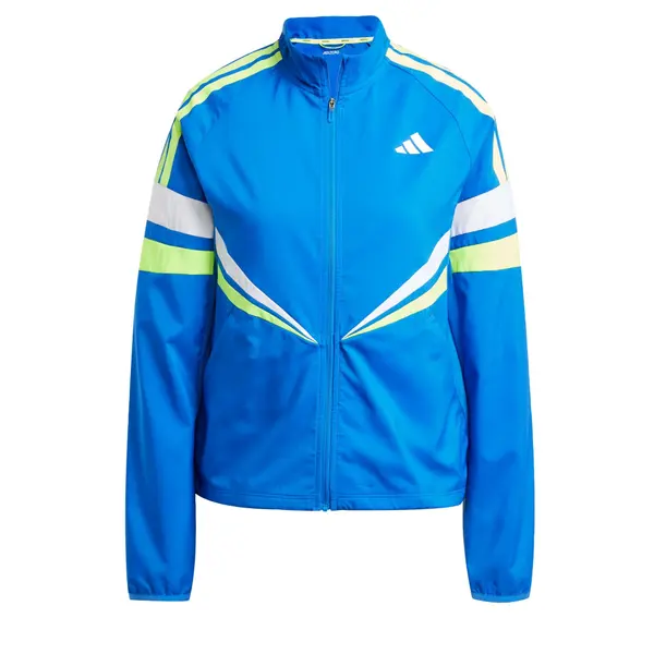 ADIDAS PERFORMANCE ADIDAS PERFORMANCE Športna jakna 'Adizero'  azur / svetlo zelena / bela