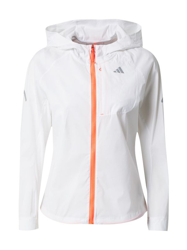 ADIDAS PERFORMANCE ADIDAS PERFORMANCE Športna jakna 'Fast '  neonsko oranžna / črna / bela