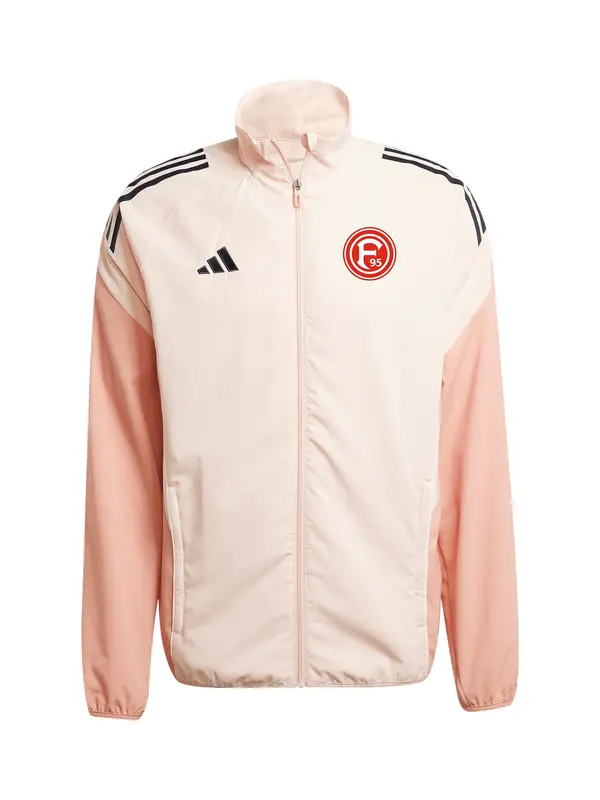 ADIDAS PERFORMANCE ADIDAS PERFORMANCE Športna jakna 'Fortuna Düsseldorf'  roza / roza / rdeča / črna