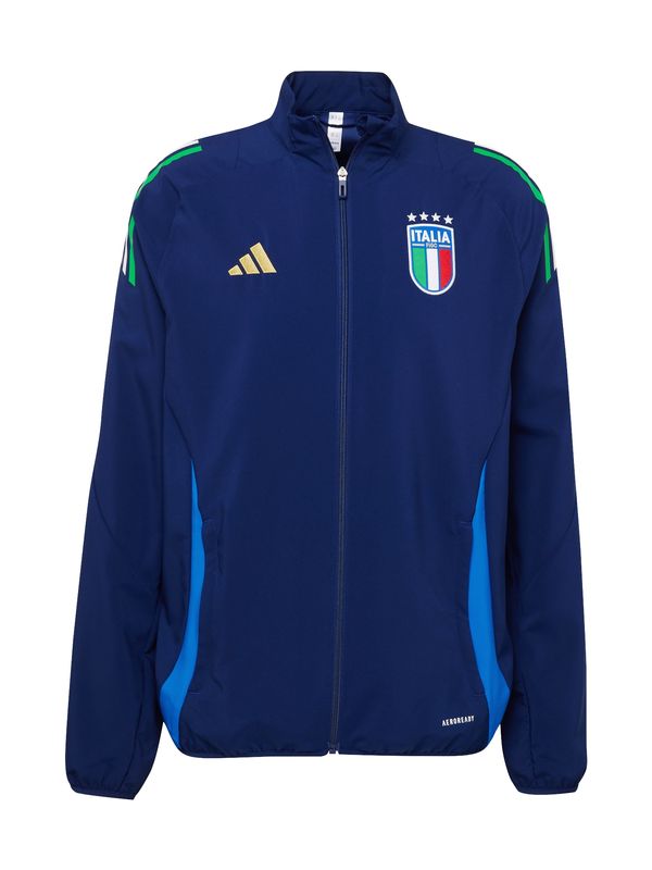 ADIDAS PERFORMANCE ADIDAS PERFORMANCE Športna jakna 'Italy Tiro 24'  modra / cijansko modra / rumena