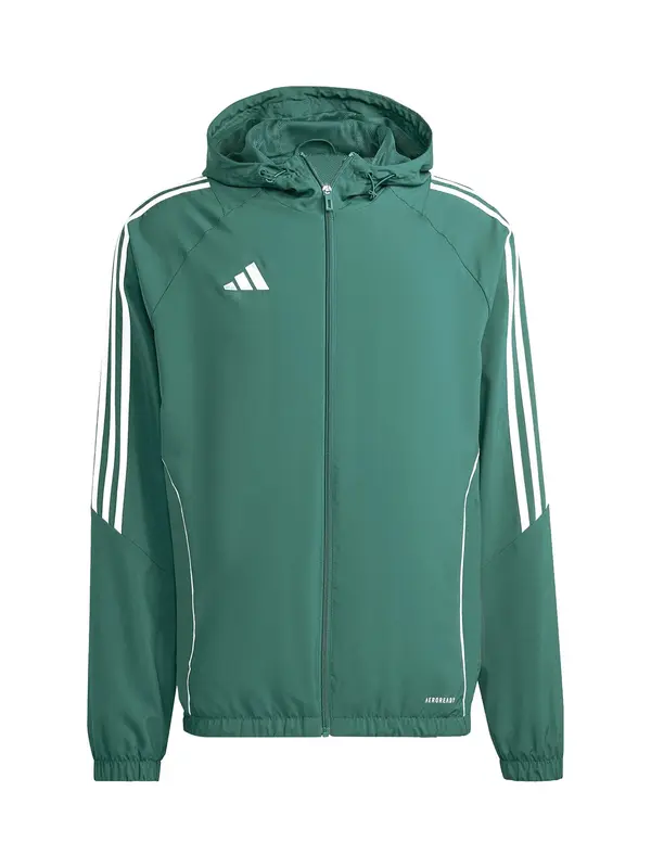 ADIDAS PERFORMANCE ADIDAS PERFORMANCE Športna jakna 'Tiro 24'  temno zelena / bela