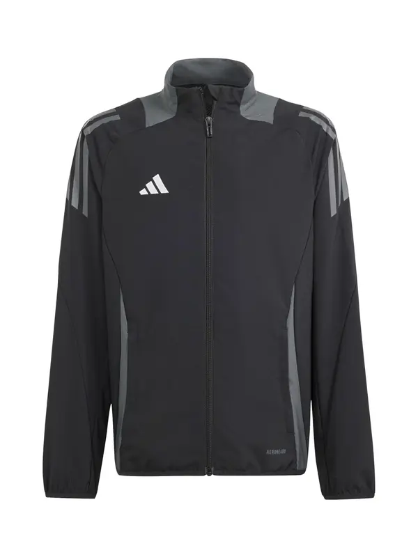 ADIDAS PERFORMANCE ADIDAS PERFORMANCE Športna jakna 'Tiro'  temno siva / črna / bela