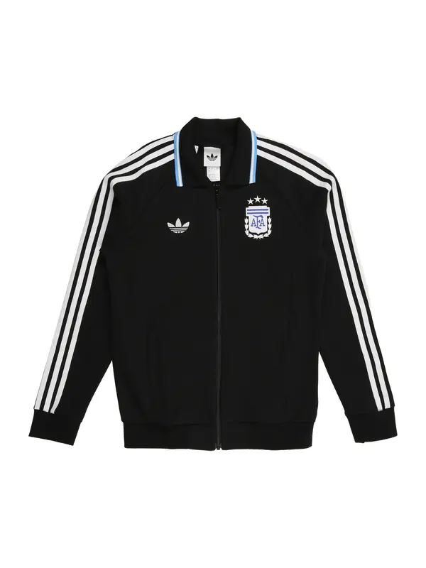 ADIDAS PERFORMANCE ADIDAS PERFORMANCE Športna jopa na zadrgo 'AFA'  črna / bela
