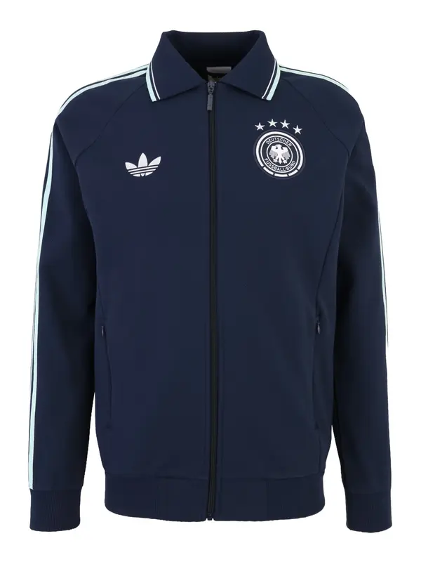 ADIDAS PERFORMANCE ADIDAS PERFORMANCE Športna jopa na zadrgo 'DFB'  mornarska / bela