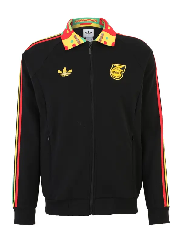 ADIDAS PERFORMANCE ADIDAS PERFORMANCE Športna jopa na zadrgo 'JFF A OG JK'  rumena / zelena / rdeča / črna