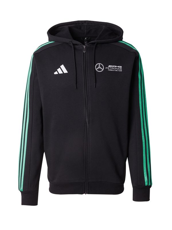 ADIDAS PERFORMANCE ADIDAS PERFORMANCE Športna jopa na zadrgo 'MER DNA'  voda / črna / bela