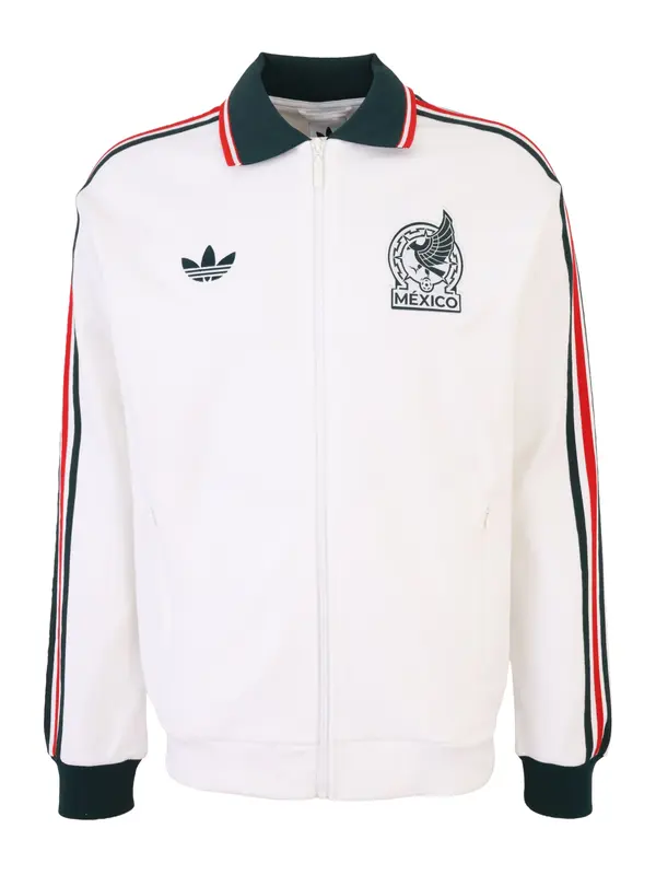 ADIDAS PERFORMANCE ADIDAS PERFORMANCE Športna jopa na zadrgo 'Mexiko Anthem'  mornarska / rdeča / bela
