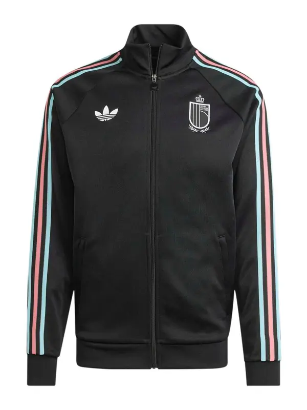 ADIDAS PERFORMANCE ADIDAS PERFORMANCE Športna jopa na zadrgo 'RBFA'  črna / bela