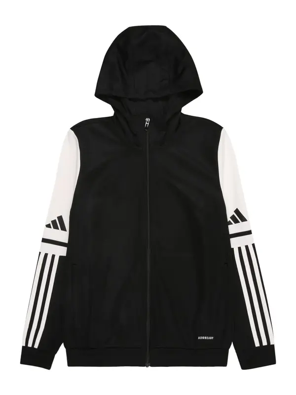 ADIDAS PERFORMANCE ADIDAS PERFORMANCE Športna jopa na zadrgo 'SQ25'  črna / off-bela