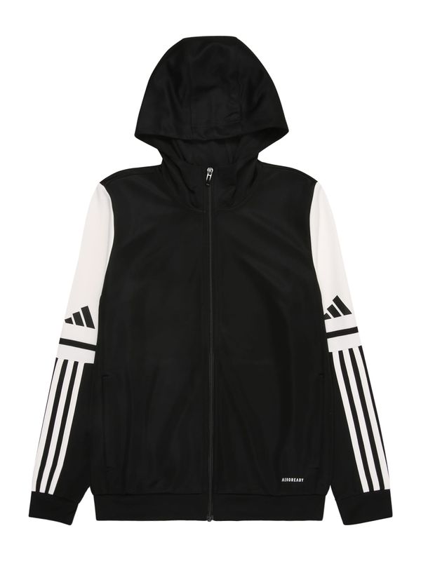 ADIDAS PERFORMANCE ADIDAS PERFORMANCE Športna jopa na zadrgo 'SQ25'  črna / off-bela