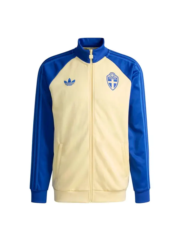 ADIDAS PERFORMANCE ADIDAS PERFORMANCE Športna jopa na zadrgo 'SVFF'  modra / svetlo modra / svetlo rumena