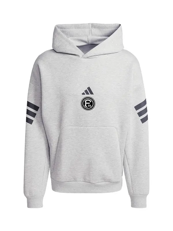 ADIDAS PERFORMANCE ADIDAS PERFORMANCE Športna majica 'Fortuna Düsseldorf'  siva / črna