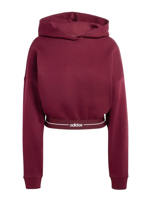 ADIDAS PERFORMANCE ADIDAS PERFORMANCE Športna majica 'Hyperglam'  bordo / bela