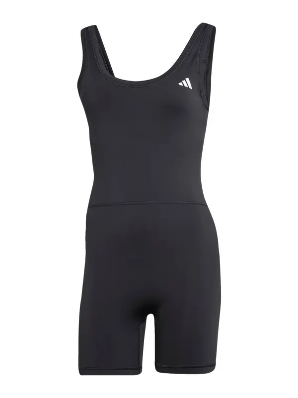 ADIDAS PERFORMANCE ADIDAS PERFORMANCE Športna obleka 'ONESIE'  črna / bela