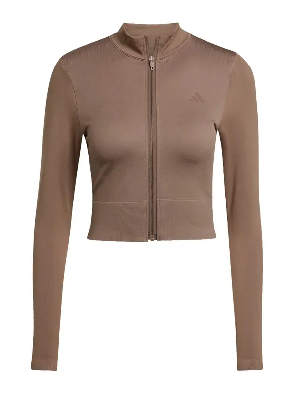ADIDAS PERFORMANCE ADIDAS PERFORMANCE Športna pletena jopa  čokolada