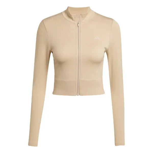 ADIDAS PERFORMANCE ADIDAS PERFORMANCE Športna pletena jopa 'Essentials'  svetlo bež