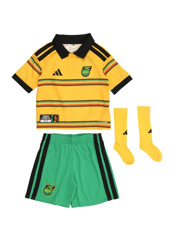 ADIDAS PERFORMANCE ADIDAS PERFORMANCE Športna trenirka 'JFF Mini'  zlato-rumena / trst / rdeča / črna