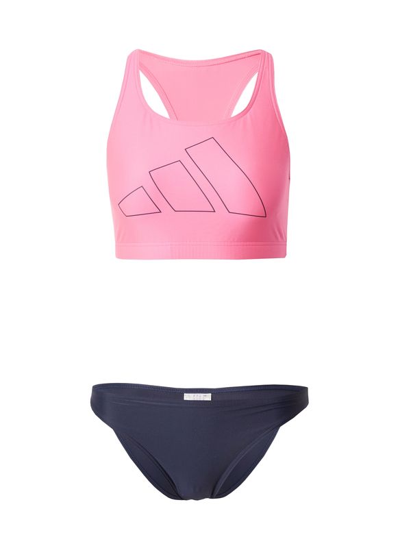 ADIDAS PERFORMANCE ADIDAS PERFORMANCE Športne bikini 'Big Bars'  siva / roza