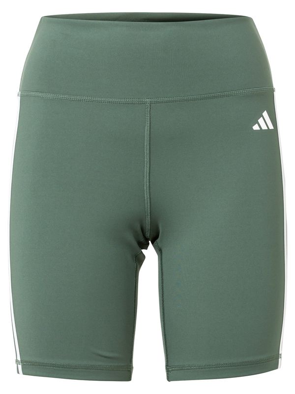 ADIDAS PERFORMANCE ADIDAS PERFORMANCE Športne hlače 'Essentials'  smaragd / bela