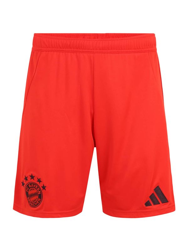 ADIDAS PERFORMANCE ADIDAS PERFORMANCE Športne hlače 'FC Bayern 24/25 Home'  oranžno rdeča / črna