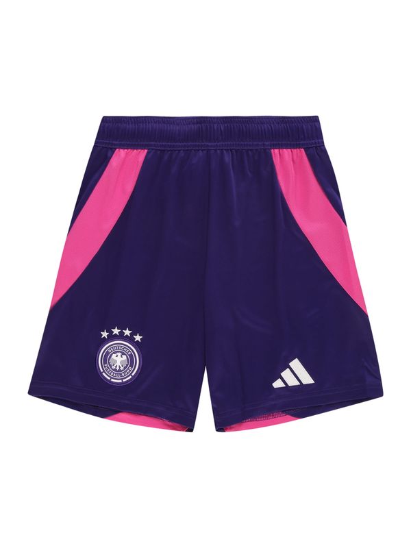 ADIDAS PERFORMANCE ADIDAS PERFORMANCE Športne hlače 'Germany 24 Away'  vijolično modra / svetlo roza / bela