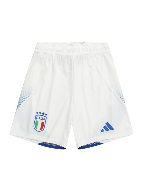 ADIDAS PERFORMANCE ADIDAS PERFORMANCE Športne hlače 'Italy 24'  modra / zelena / češnjevo rdeča / bela