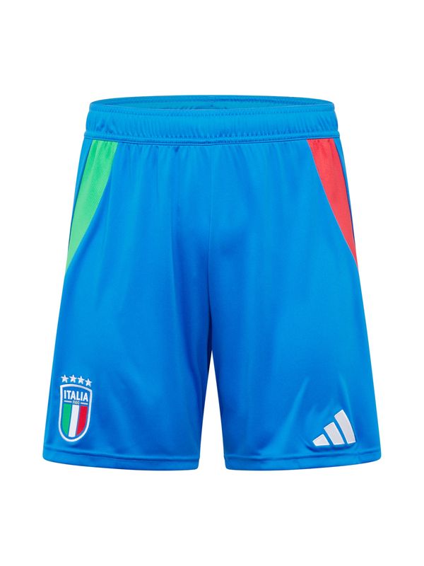ADIDAS PERFORMANCE ADIDAS PERFORMANCE Športne hlače 'Italy 24'  modra / zelena / svetlo rdeča / bela