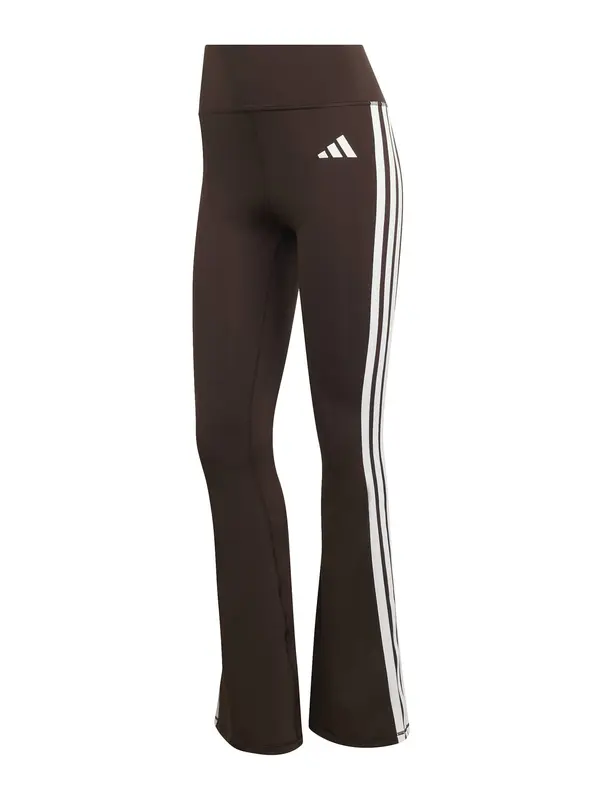 ADIDAS PERFORMANCE ADIDAS PERFORMANCE Športne hlače 'Opt Ess'  temno rjava / bela
