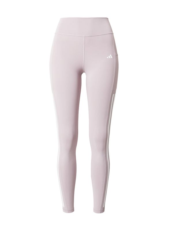 ADIDAS PERFORMANCE ADIDAS PERFORMANCE Športne hlače 'Optime 3-stripes Full-length'  majnica / bela
