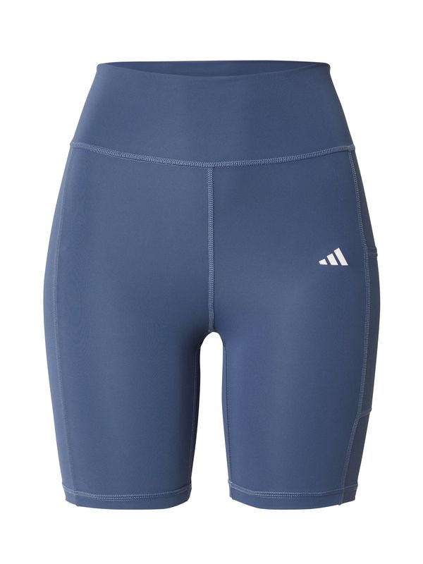 ADIDAS PERFORMANCE ADIDAS PERFORMANCE Športne hlače 'Optime'  temno modra / bela