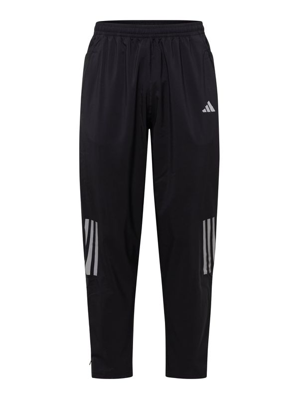ADIDAS PERFORMANCE ADIDAS PERFORMANCE Športne hlače 'Own The Run Astro'  svetlo siva / črna