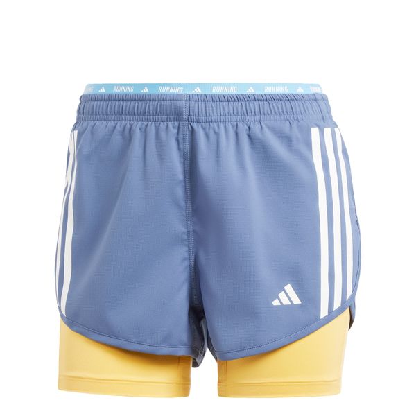 ADIDAS PERFORMANCE ADIDAS PERFORMANCE Športne hlače 'Own The Run'  modra / svetlo oranžna / bela