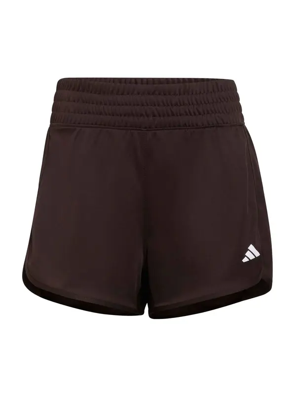 ADIDAS PERFORMANCE ADIDAS PERFORMANCE Športne hlače 'Pacer Essentials'  rjava / bela