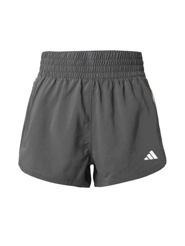 ADIDAS PERFORMANCE ADIDAS PERFORMANCE Športne hlače 'PACER'  grafit / bela